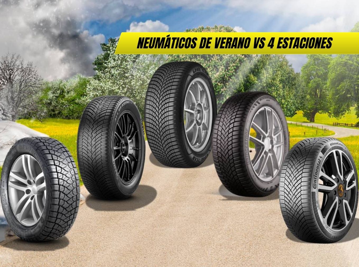 Neumáticos de Verano vs 4 Estaciones: Guía Definitiva para Elegir en ...
