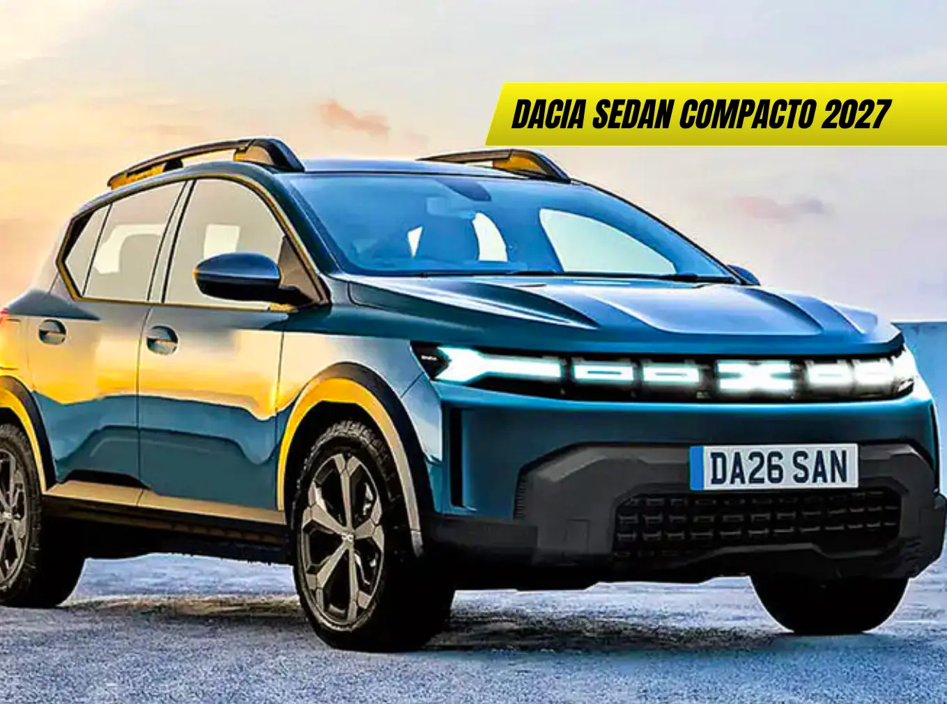 Auto Compacto Dacia Sedan Compacto 2027: Rival del Toyota Corolla Low-Cost - Autoronda